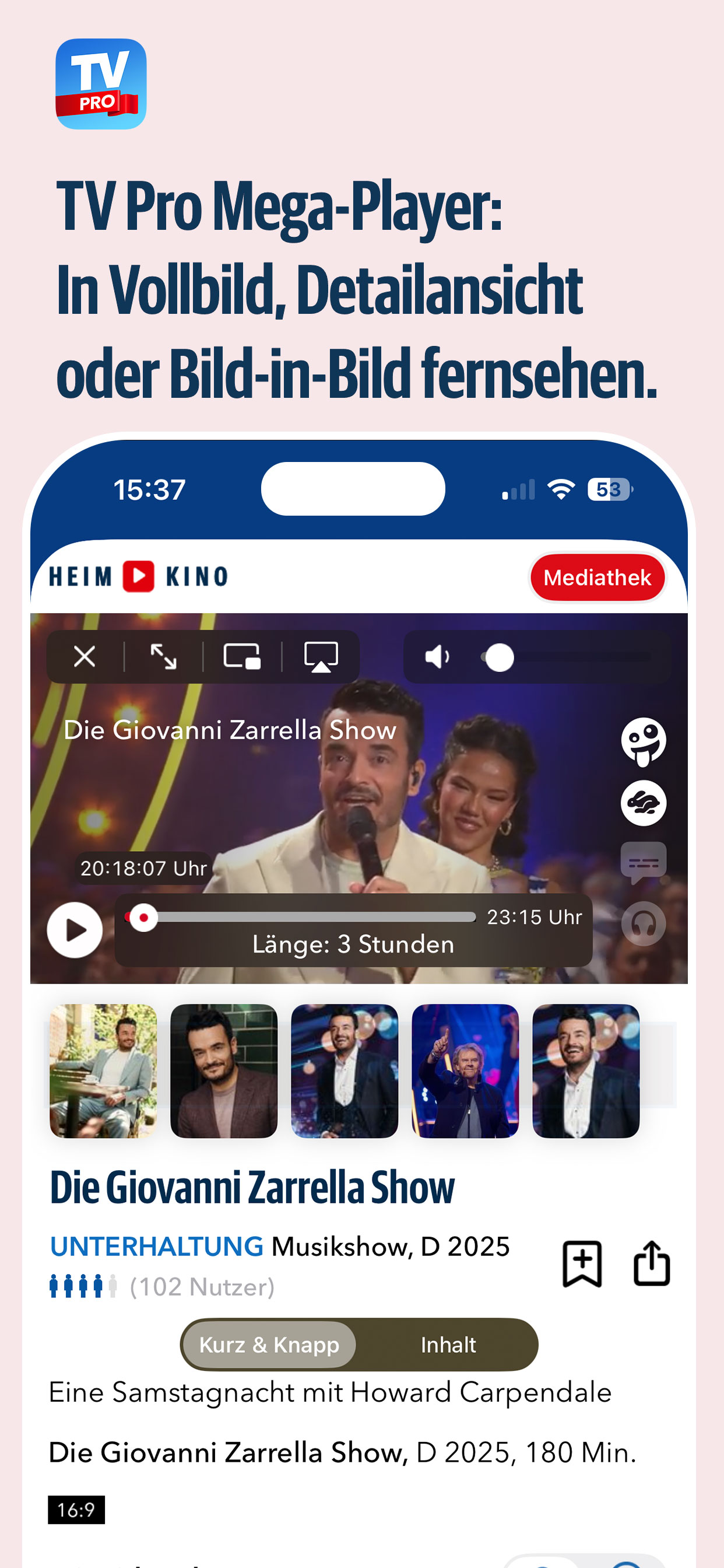 TV Pro TV-Programm + Mediathek screenshot 6