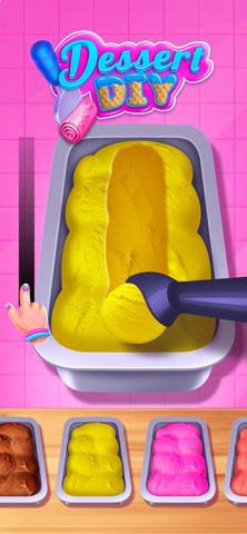 Dessert DIY Ice Cream Rolls iPhone screenshot