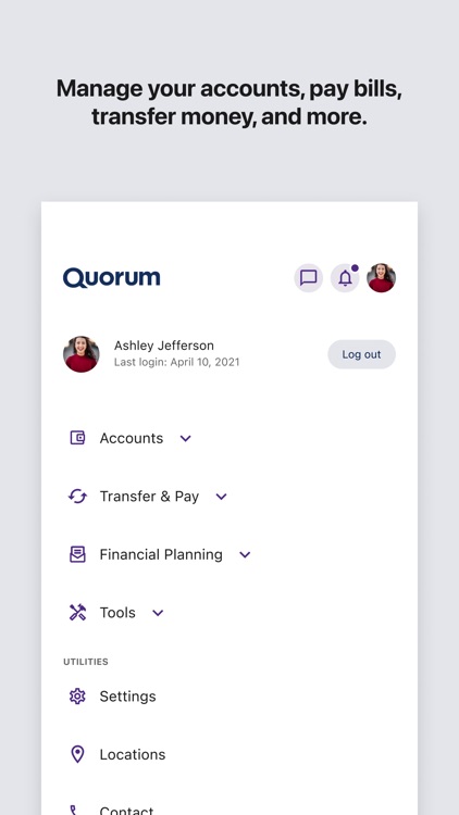 Quorum Mobile Banking screenshot-4