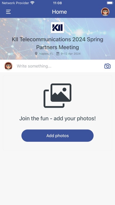 KII Partners Meeting App Screenshot