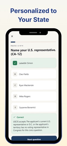 Citizen Ready: USCIS Prep Screenshot 3 of 6