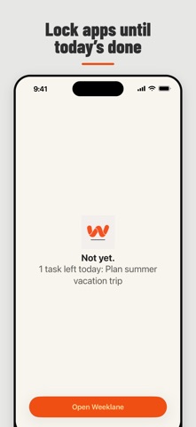Weeklane screenshot 2