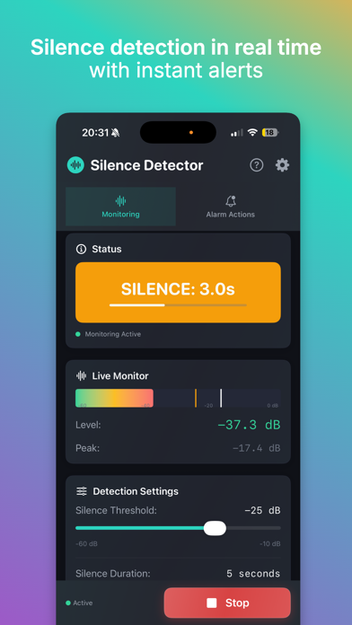 Silence Detector Screenshot 1 of 3