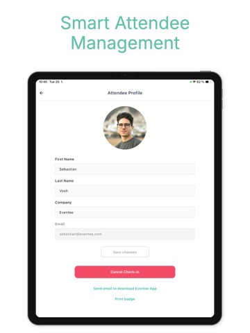 Eventee Check-in iPad screenshot
