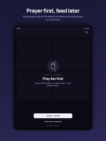 Niyyah AI: Prayer & Focus iPad screenshot