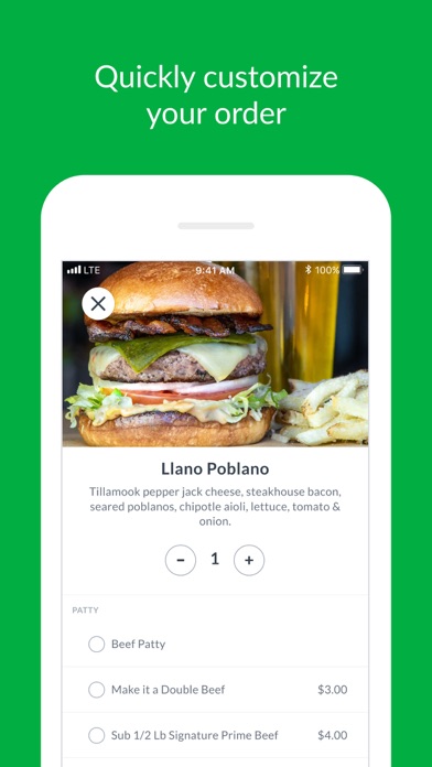 Hopdoddy Burger Bar iPhone screenshot 2 - Food & Drink app