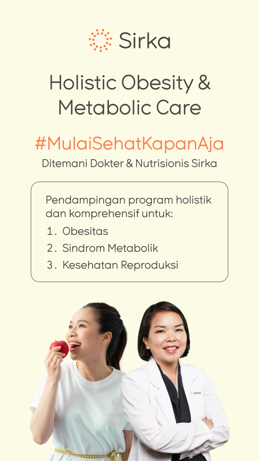 #1. Sirka-Obesity & Metabolic Care (iOS) De: PT Sejuta Kawan Sehat