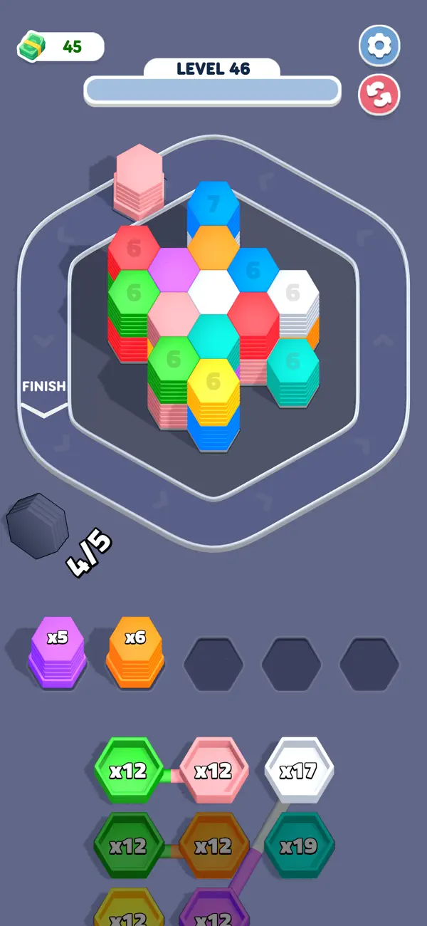 #6. Hexa Path! (iOS) di: FURTLE GAME OYUN ANIMASYON YAZILIM VE BILISIM TEKNOLOJILERI TICARET ANONIM SIRKETI
