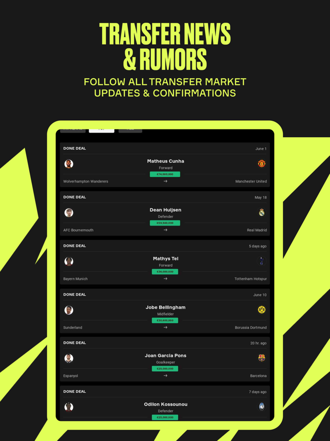 ‎OneFootball: Football Scores Screenshot