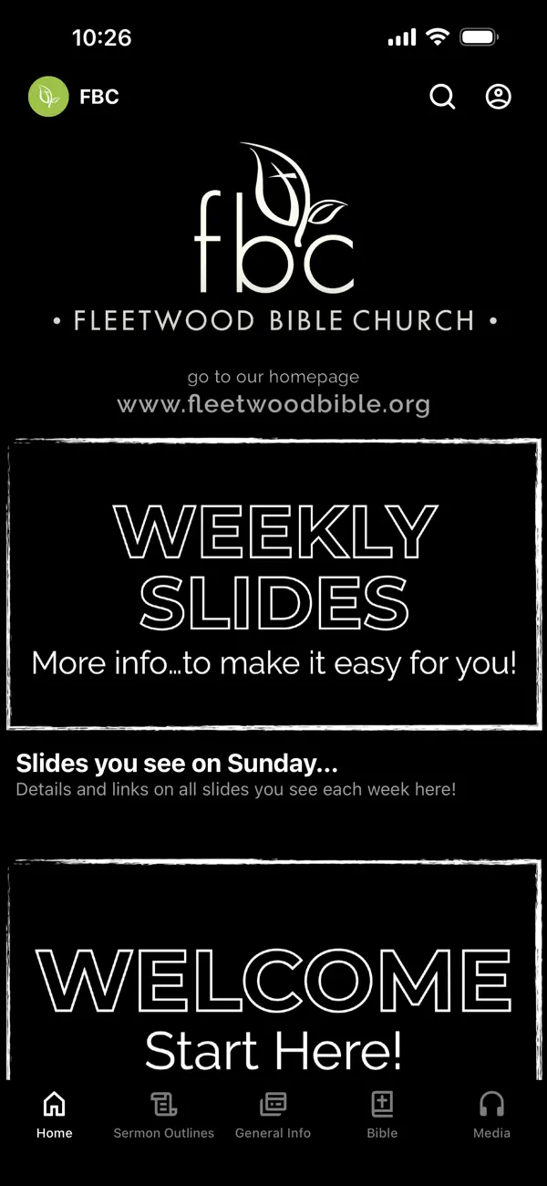 Screenshot #1 pour Fleetwood Bible Church