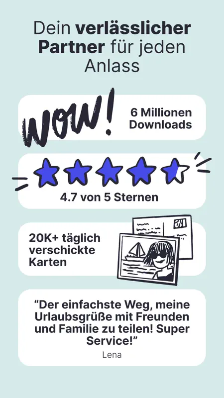MyPostcard Foto Postkarten App screenshot 6 of 7