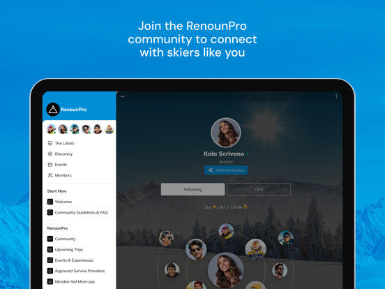 RenounPro iPad screenshot 1 - Social Networking app