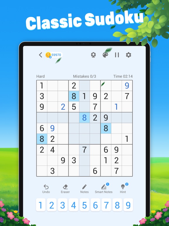 Sudoku: Number Puzzle Game!