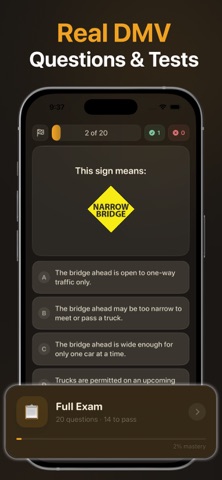 New York DMV NY Practice Test iPhone screenshot