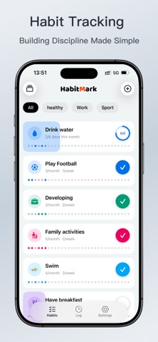 HabitMark - Your Habit Tracker Screenshot 1 of 9