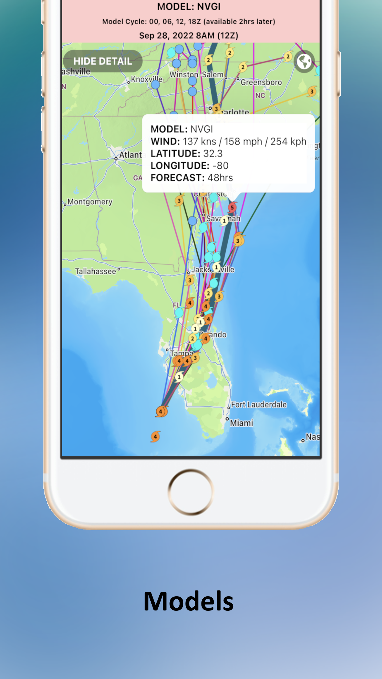 Tropical Hurricane Tracker screenshot 2