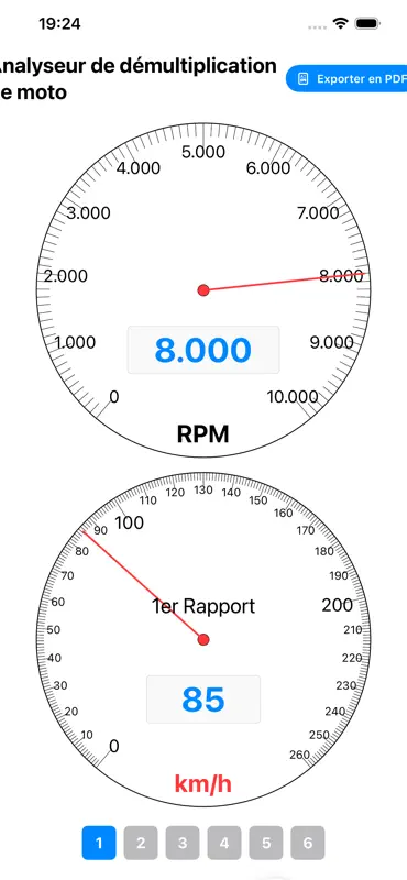 Démultiplication Moto Calcul screenshot 1 of 4