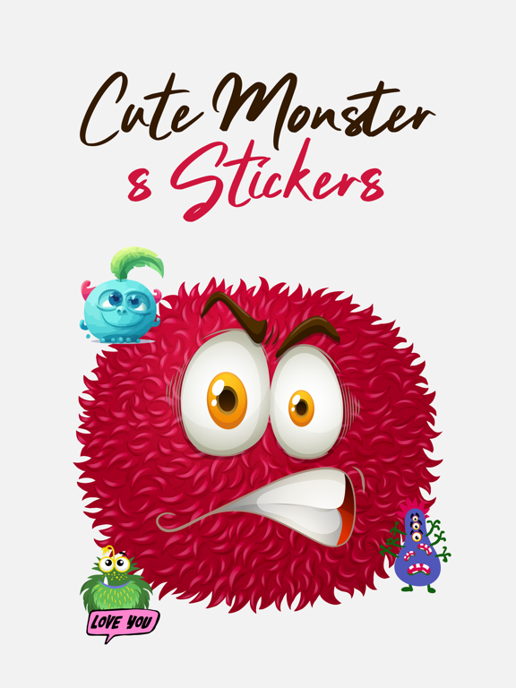 Screenshot #4 pour Cute Monsters and Emojis