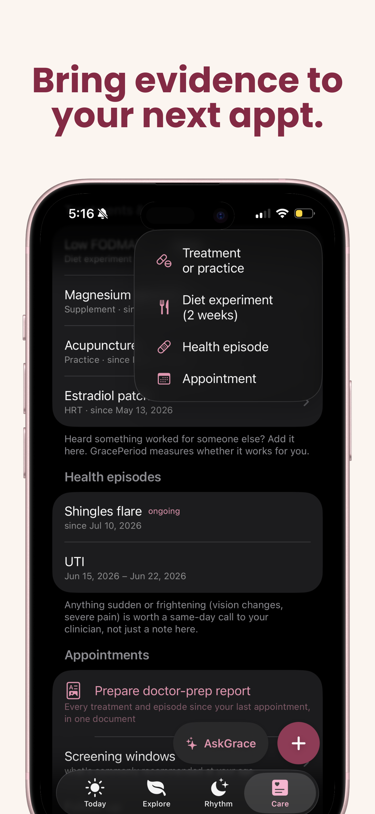 GracePeriod: Menopause Insight screenshot 5