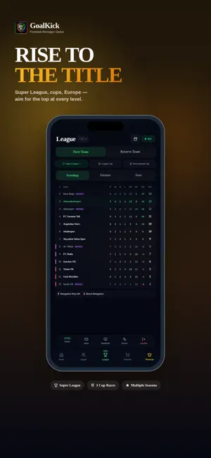 GoalKick: Soccer Manager screenshot 4