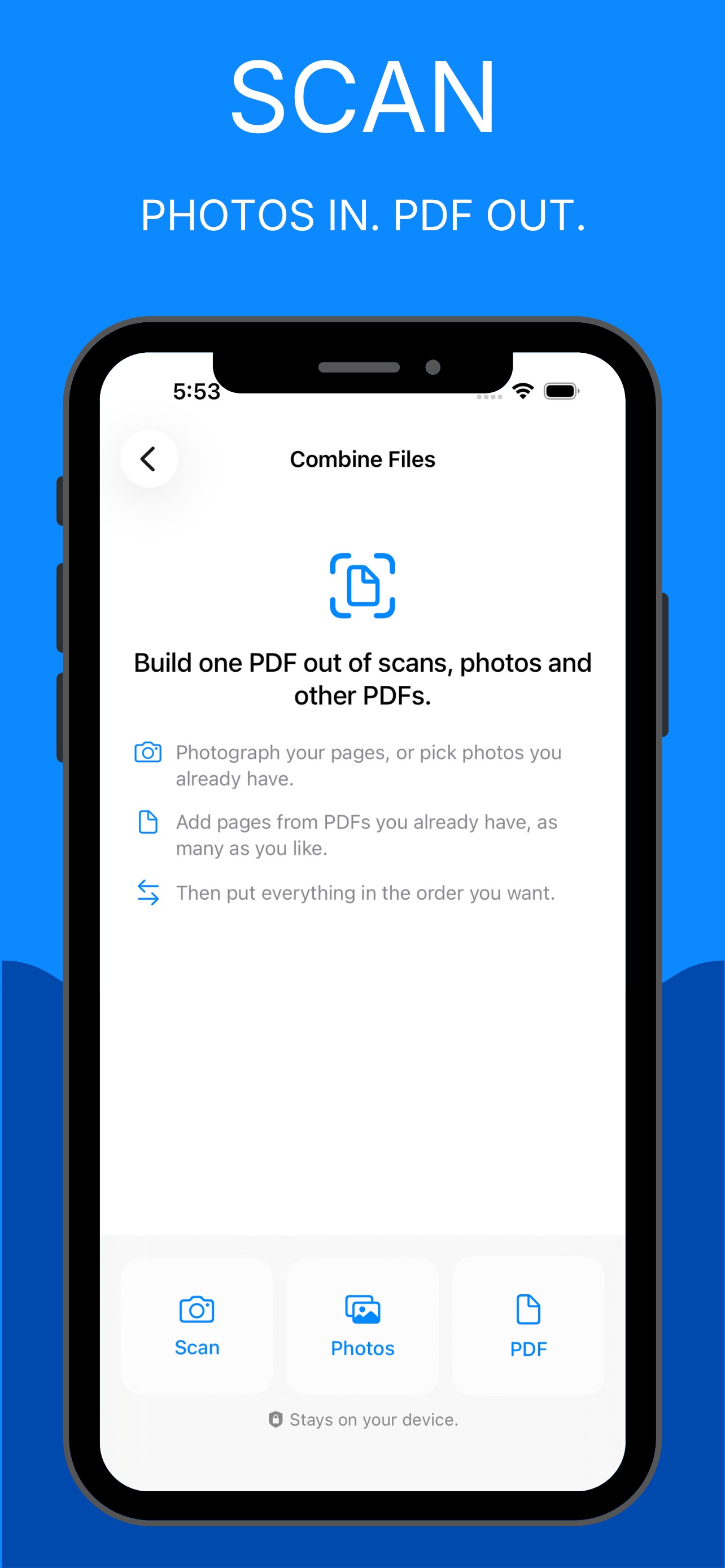Screenshot 2 of PDF Tasks: Scan, Edit, Protect