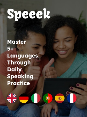 Speeek: Learn Language with AI iPad screenshot