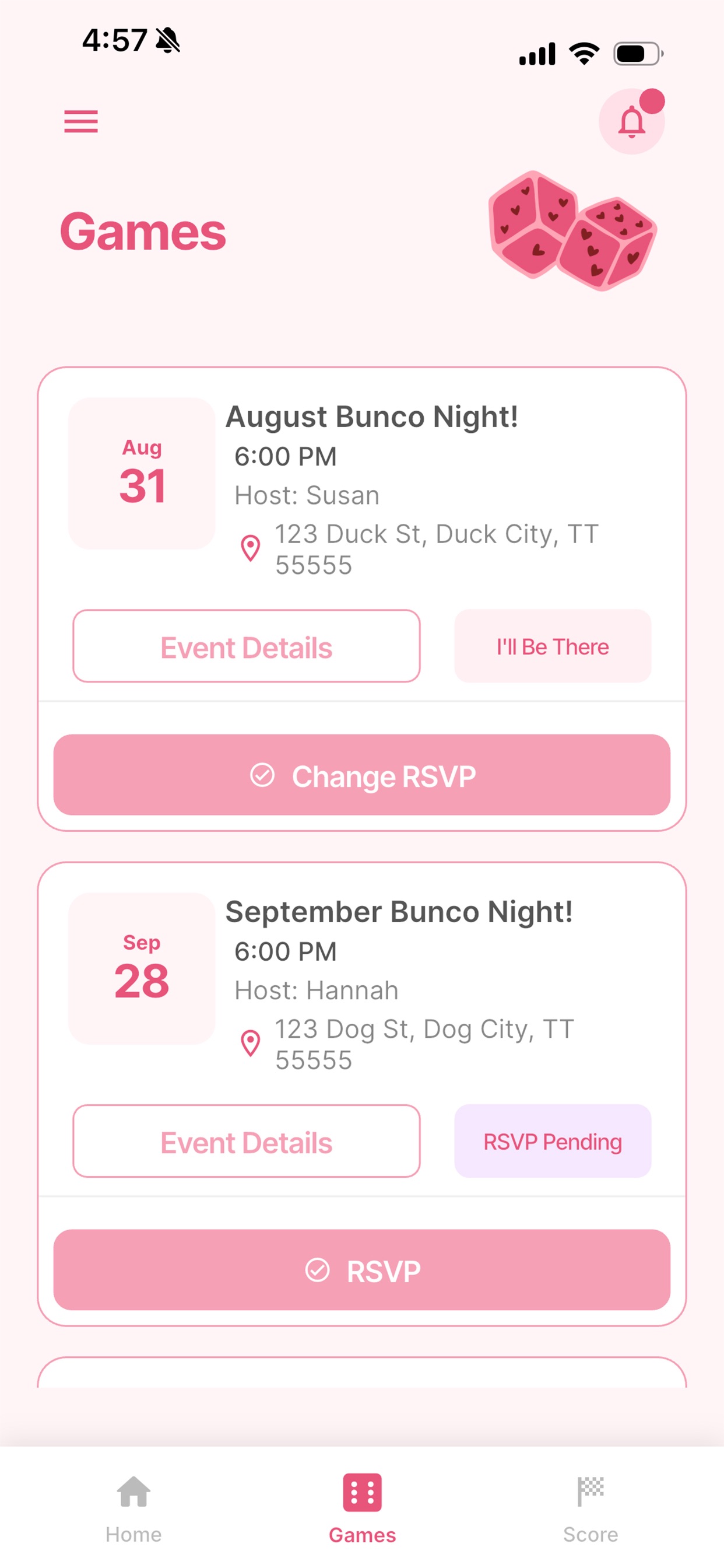 Screenshot 2 of Bunco League