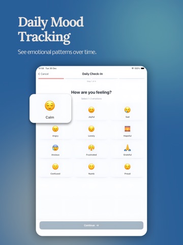 No Contact tracker Timer iPad screenshot