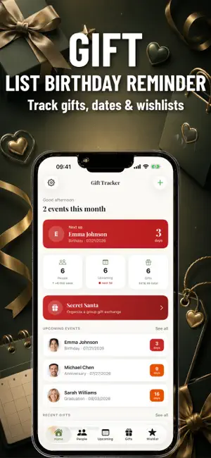 Gift List & Birthday Reminder screenshot 1