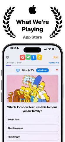Qwiz - Daily Trivia Challenge iPhone screenshot