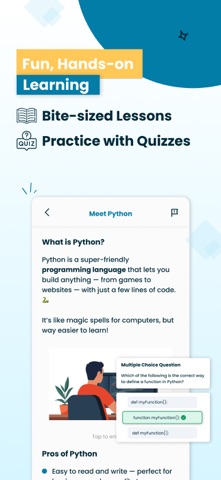 Learn Python Coding: EmbarkX Screenshot 2 of 8