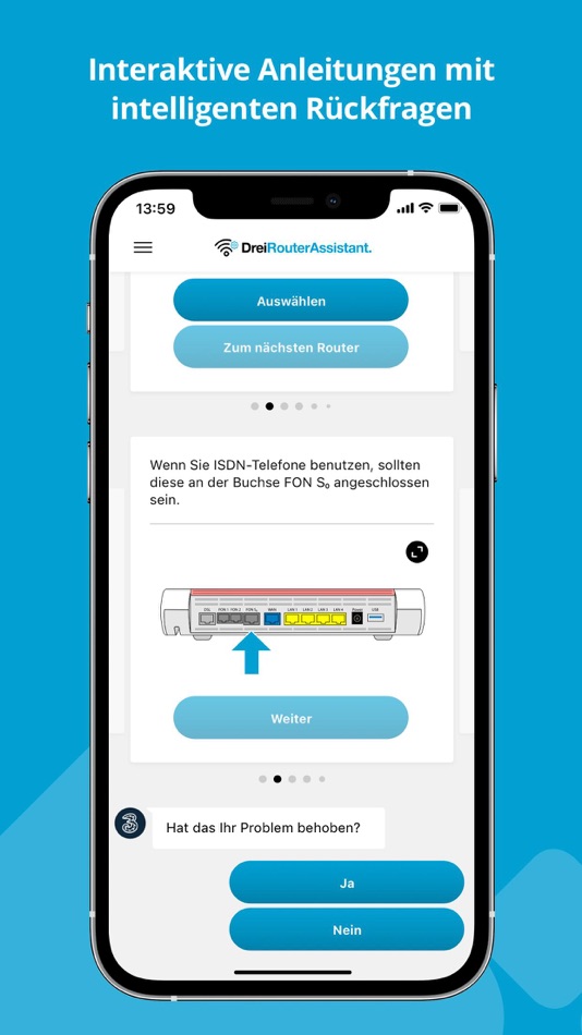 #5. Drei Router Assistant (iOS) Podle: Hutchison Drei Austria GmbH