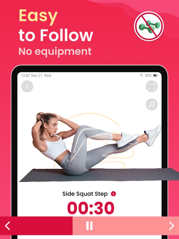ThatFit: Weight Loss Workouts iPad screenshot 4 - Health & Fitness app