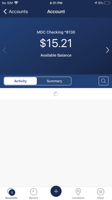 BOH Treasury Management Screenshot