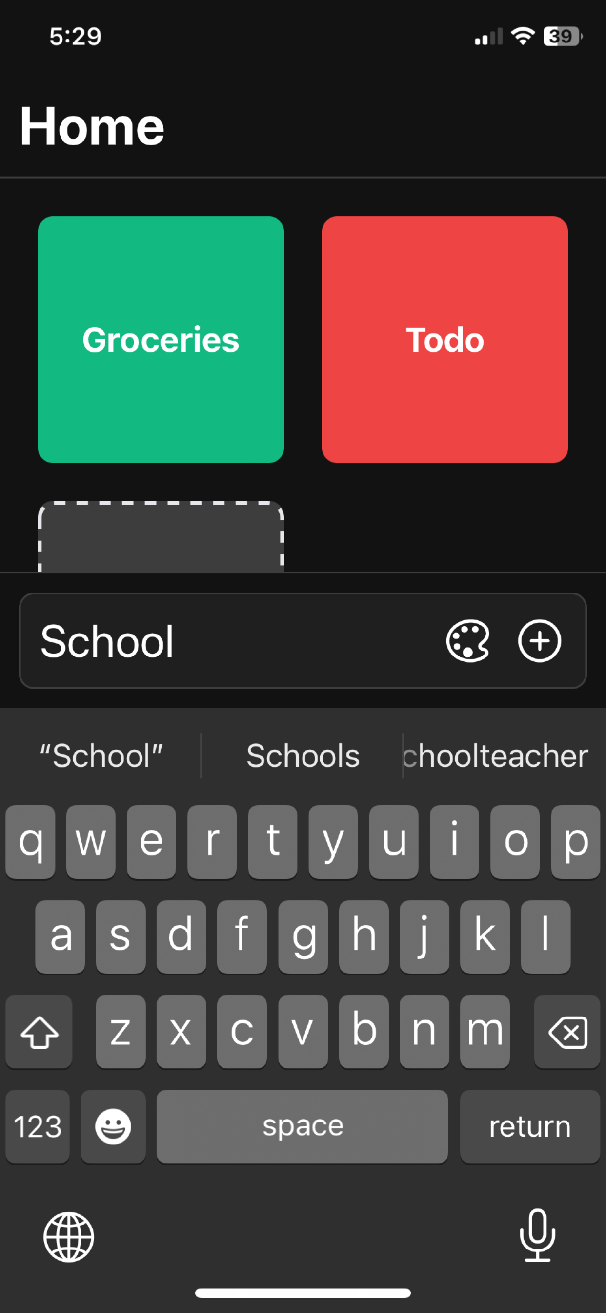 Pebble - Simple to-do list app