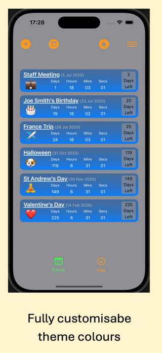 Countdown Pro + Screenshot 3 of 9