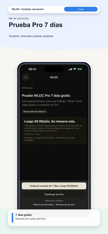 WLOC: Cambiar ubicación screenshot 3 of 3