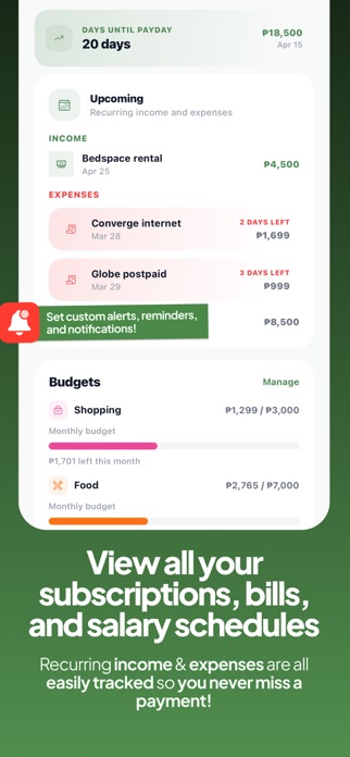 Tarsi - Budget Tracker Screenshot 8 of 10