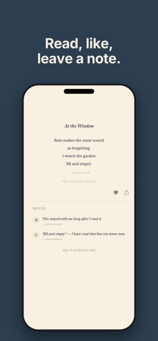 Poema - Share your Poems iPhone screenshot