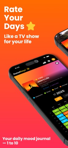 Rated Days: Daily Mood Journal screenshot