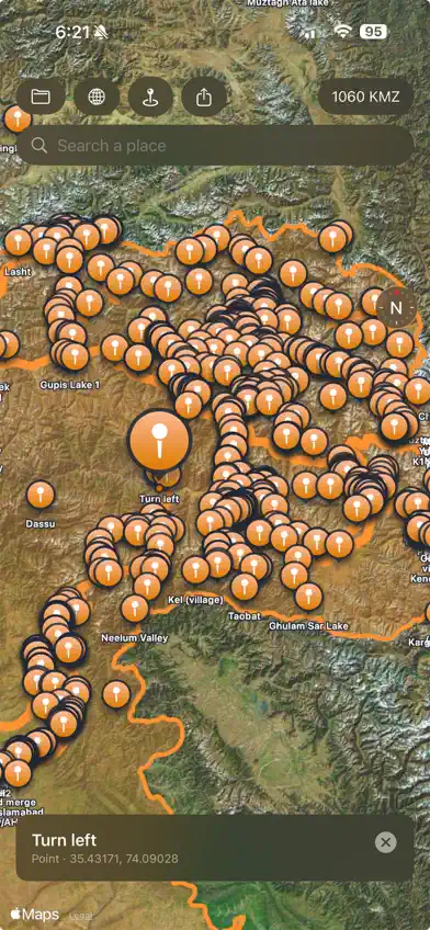 KMZ Previewer screenshot 1