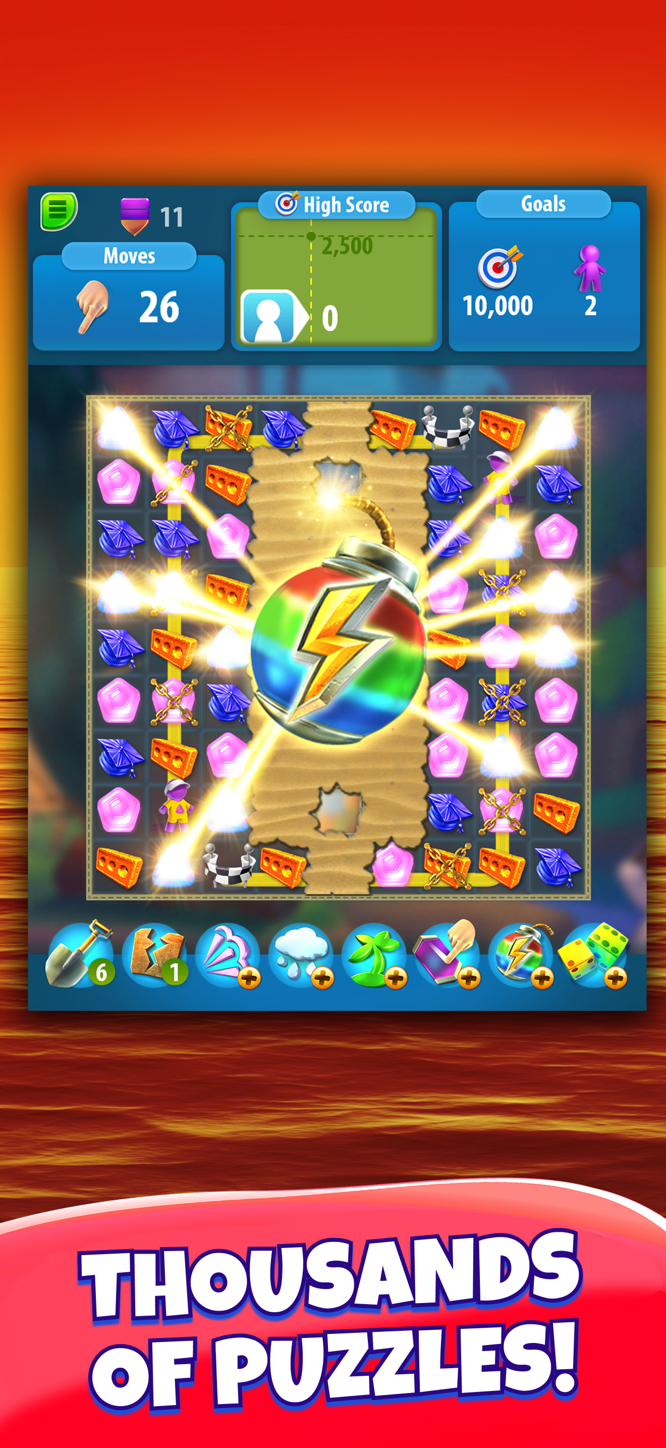 Gummy Drop! Match 3 Puzzles screenshot 4