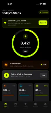 PedometerAI - AI Step Tracker screenshot 1
