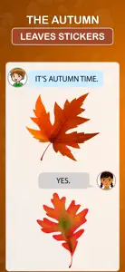 The Autumn Leaves Stickers screenshot #4 for iPhone