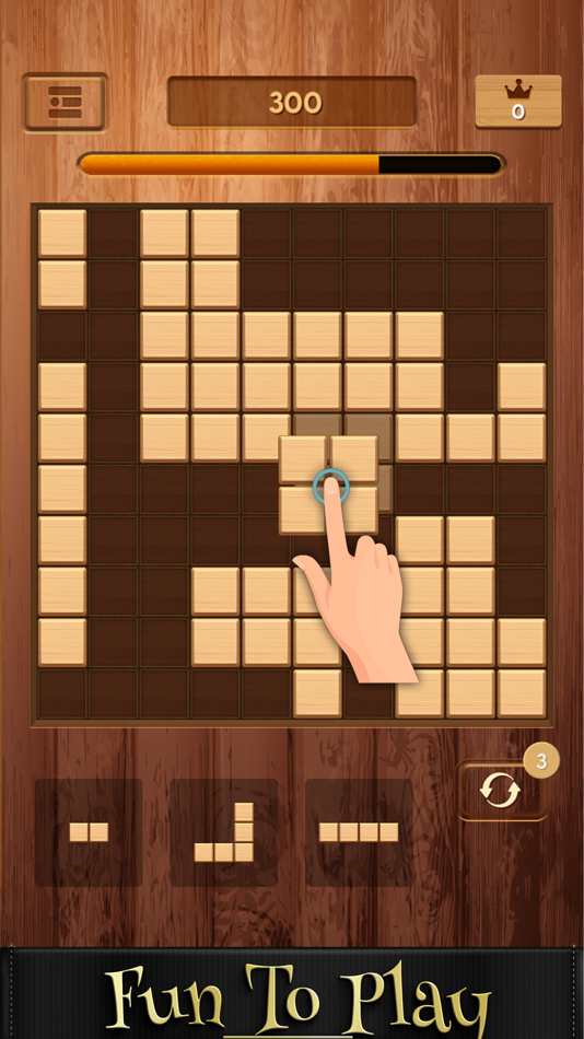 #2. Woody Block Puzzle (iOS) 由: Li Chen