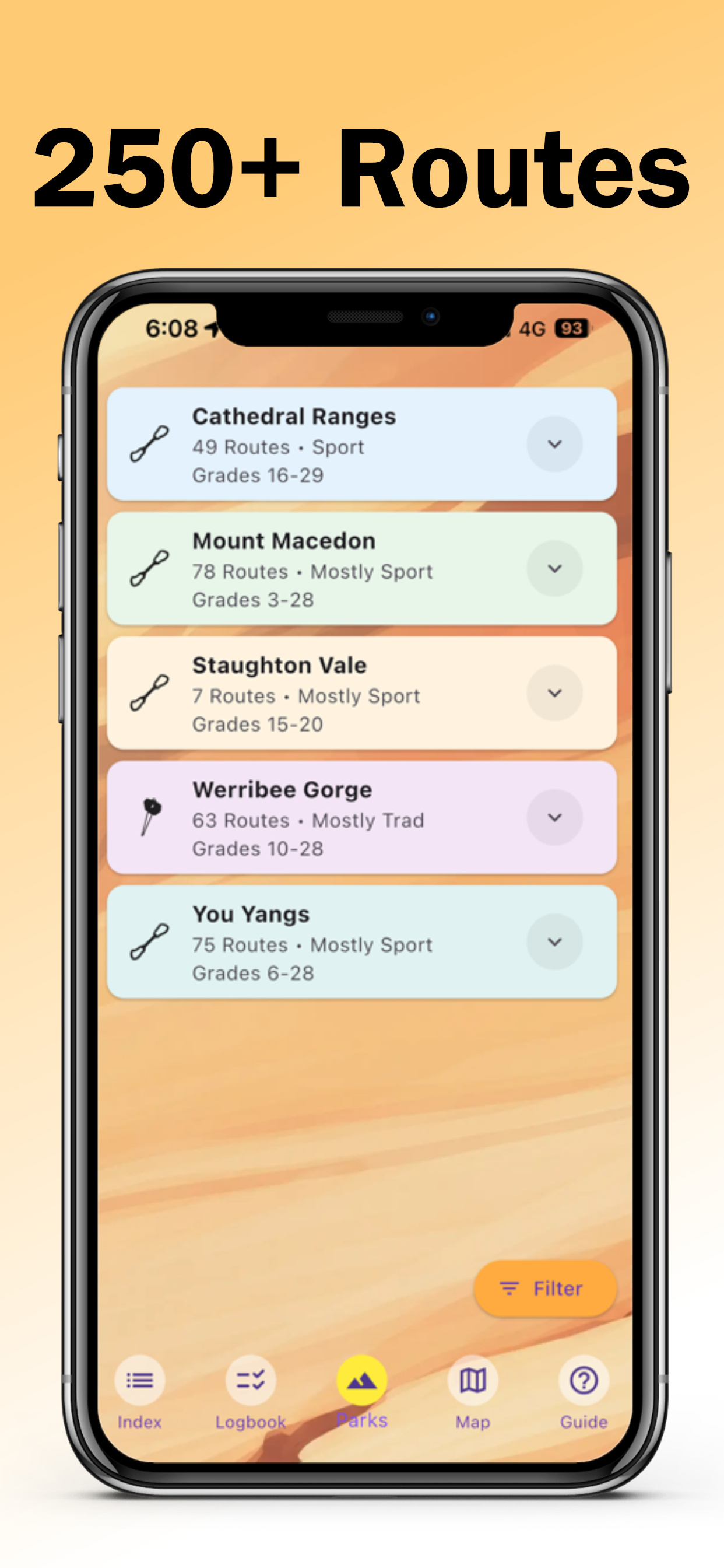 Melbourne Climbing App