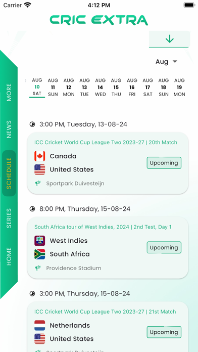Cricket Live - CricExtra Screenshot