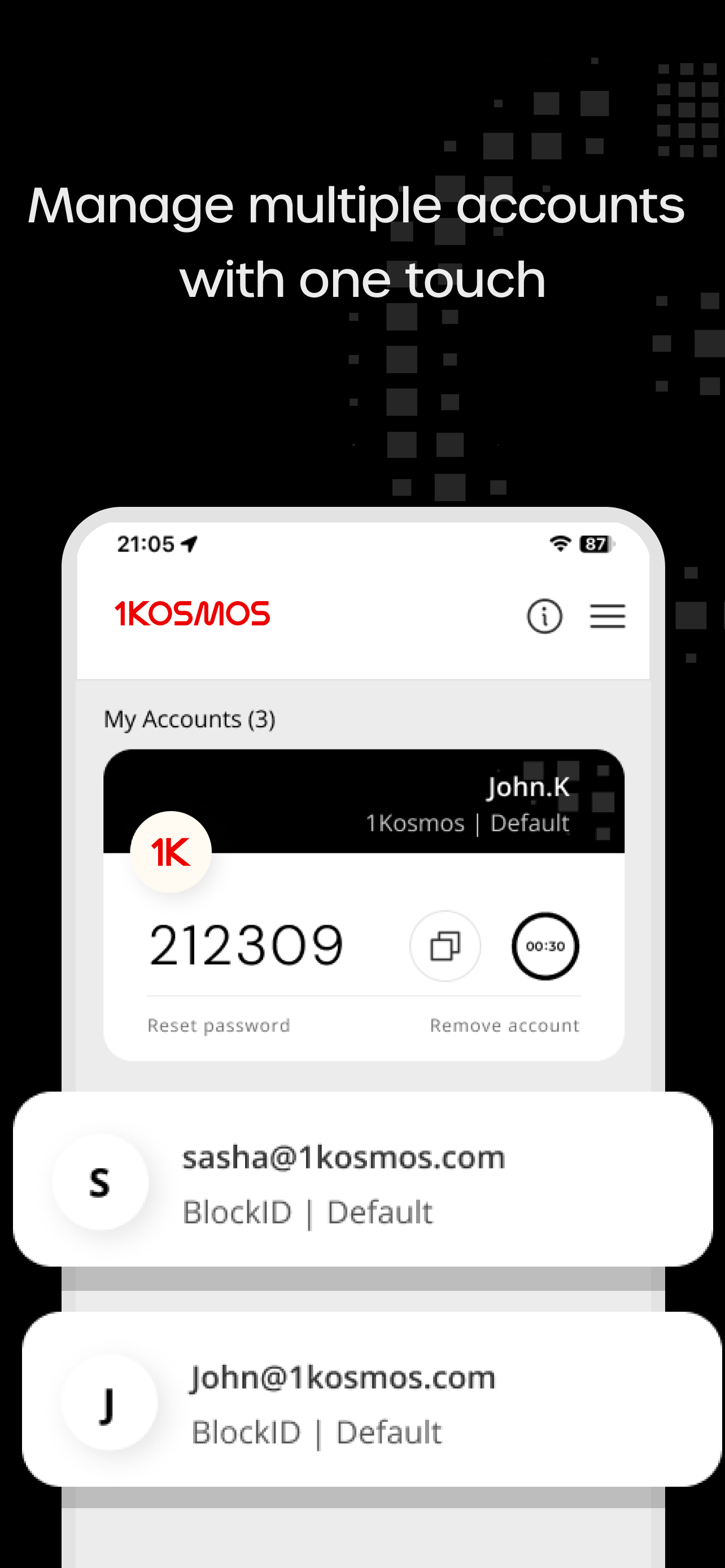 1Kosmos screenshot 3