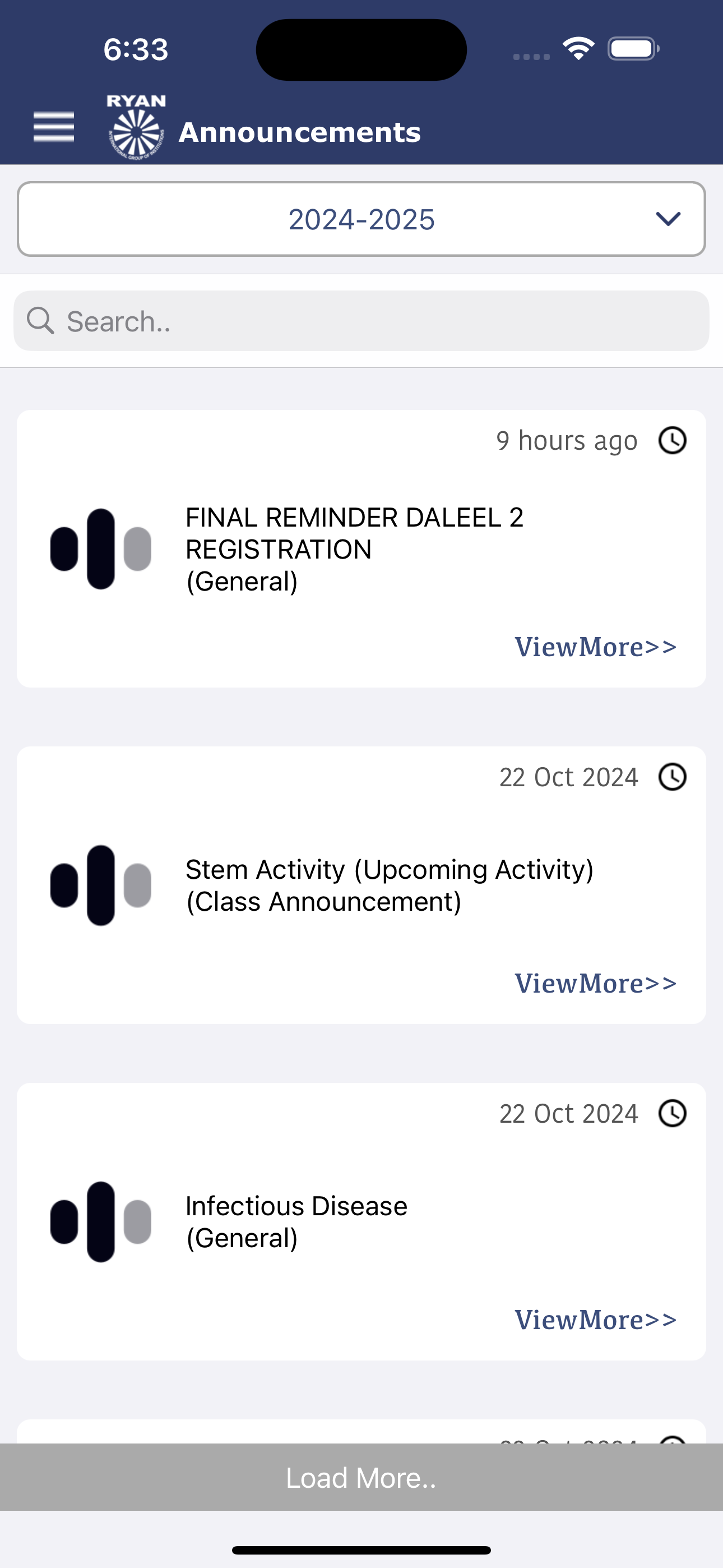 Ryan Parent Portal