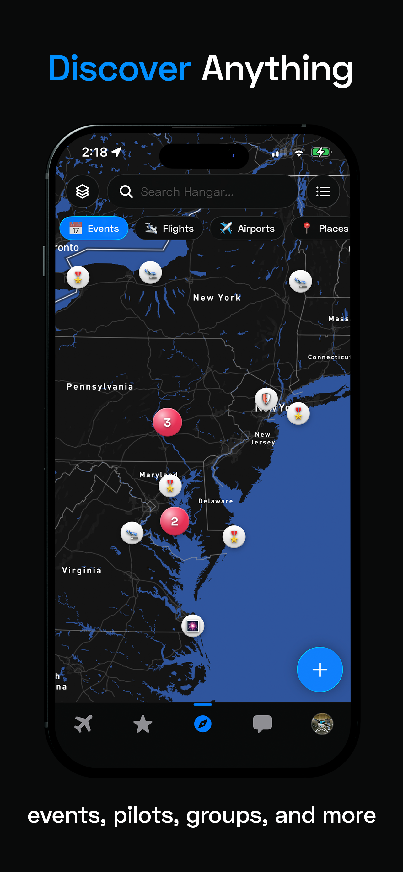 Hangar - Social Flight Tracker